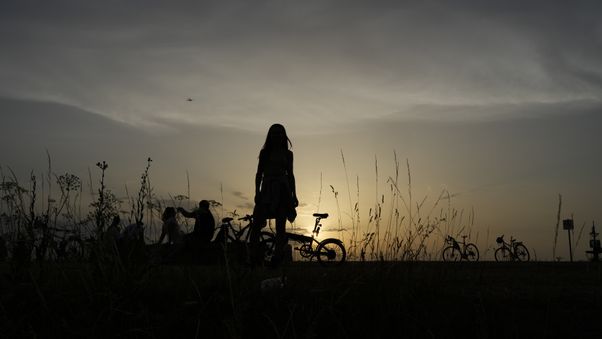 Sunset in Riemer Park