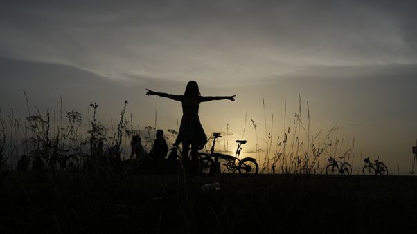 Sunset in Riemer Park