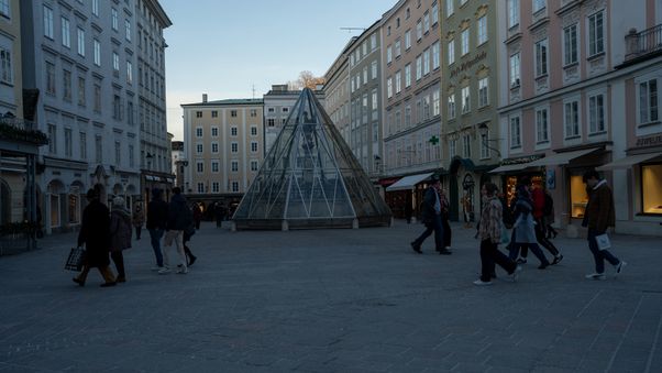 Salzburg's glass pyramid