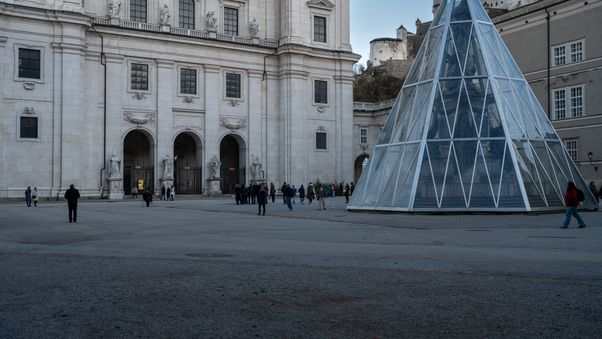 Salzburg glass pyramid