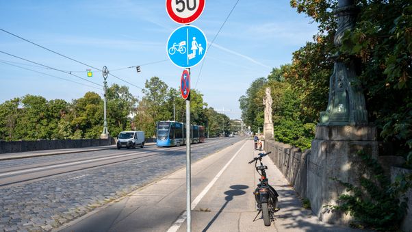 Cycling to the botanical garden
