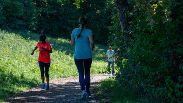 People jogging